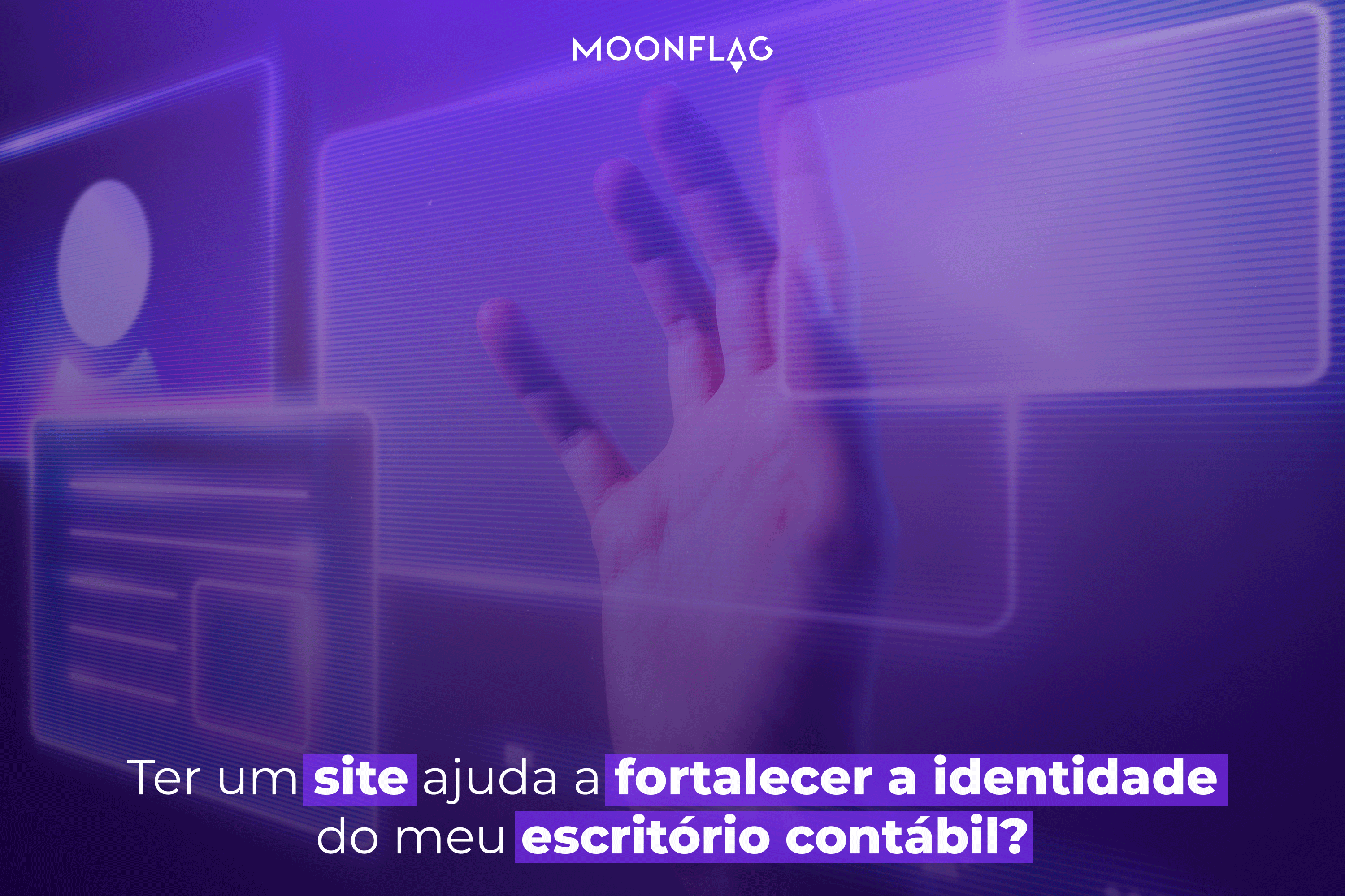 Site Contábil ajuda no branding